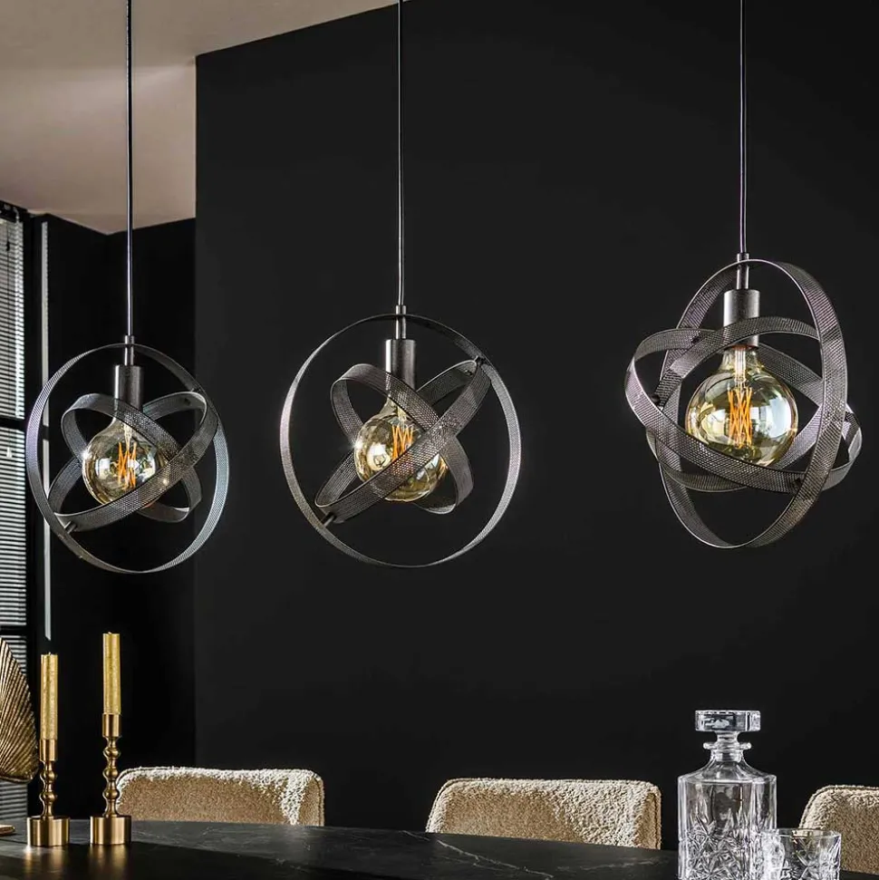 Design-Pendelleuchte mit drei Schirmen - Jandaria