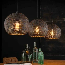 Design-Pendelleuchte mit drei Schirmen - Longos