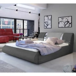 Design-Polsterbett inklusive Lattenrost - Cioara