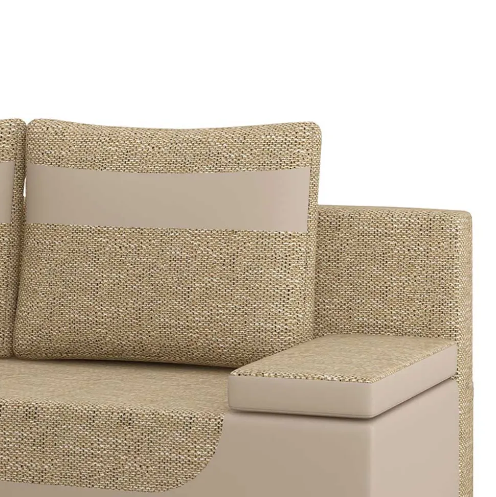 Design-Schlafcouch in Beige Material Mix - Andiamo