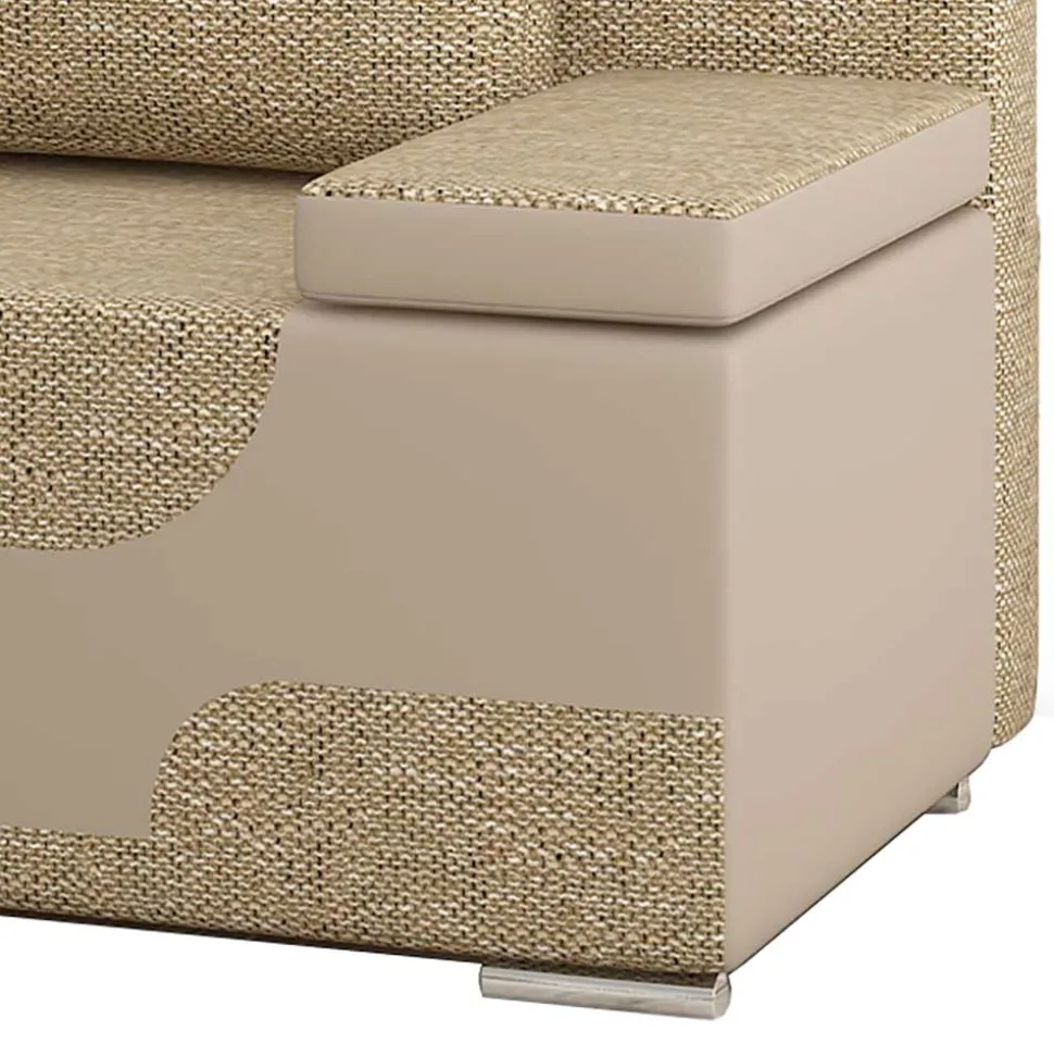 Design-Schlafcouch in Beige Material Mix - Andiamo