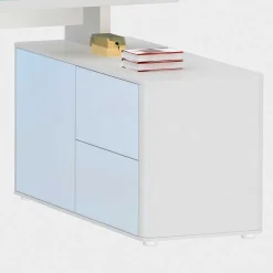 Designschreibtisch Owiconta in Weiß