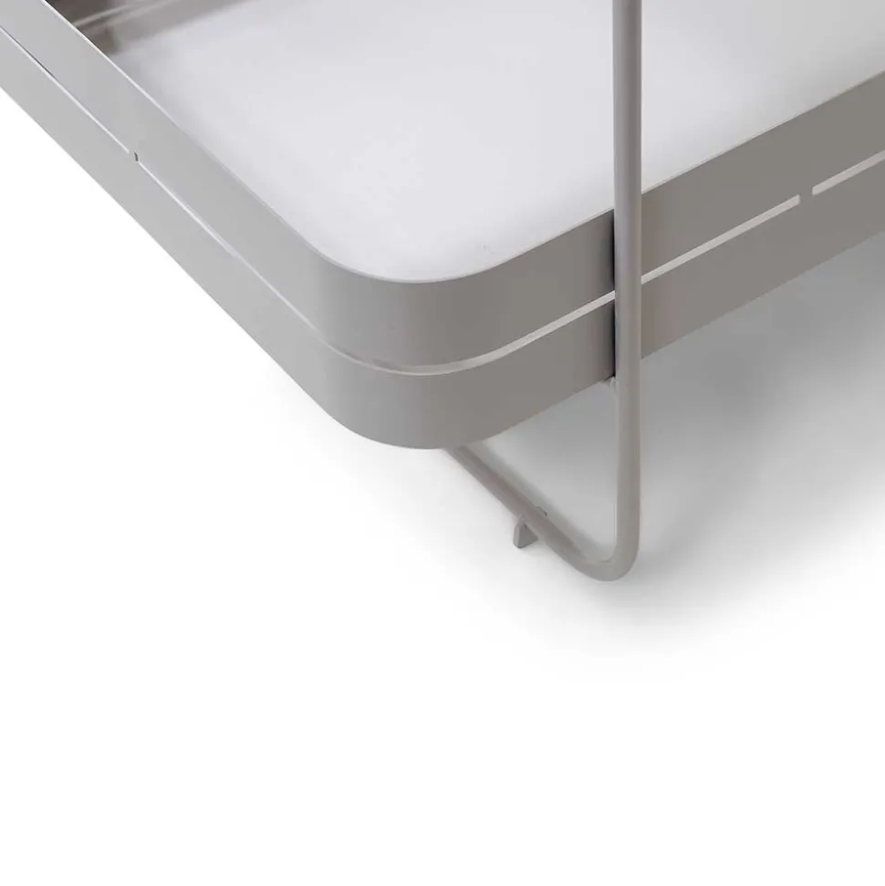 Design-Servierwagen in Taupe - Gicanta