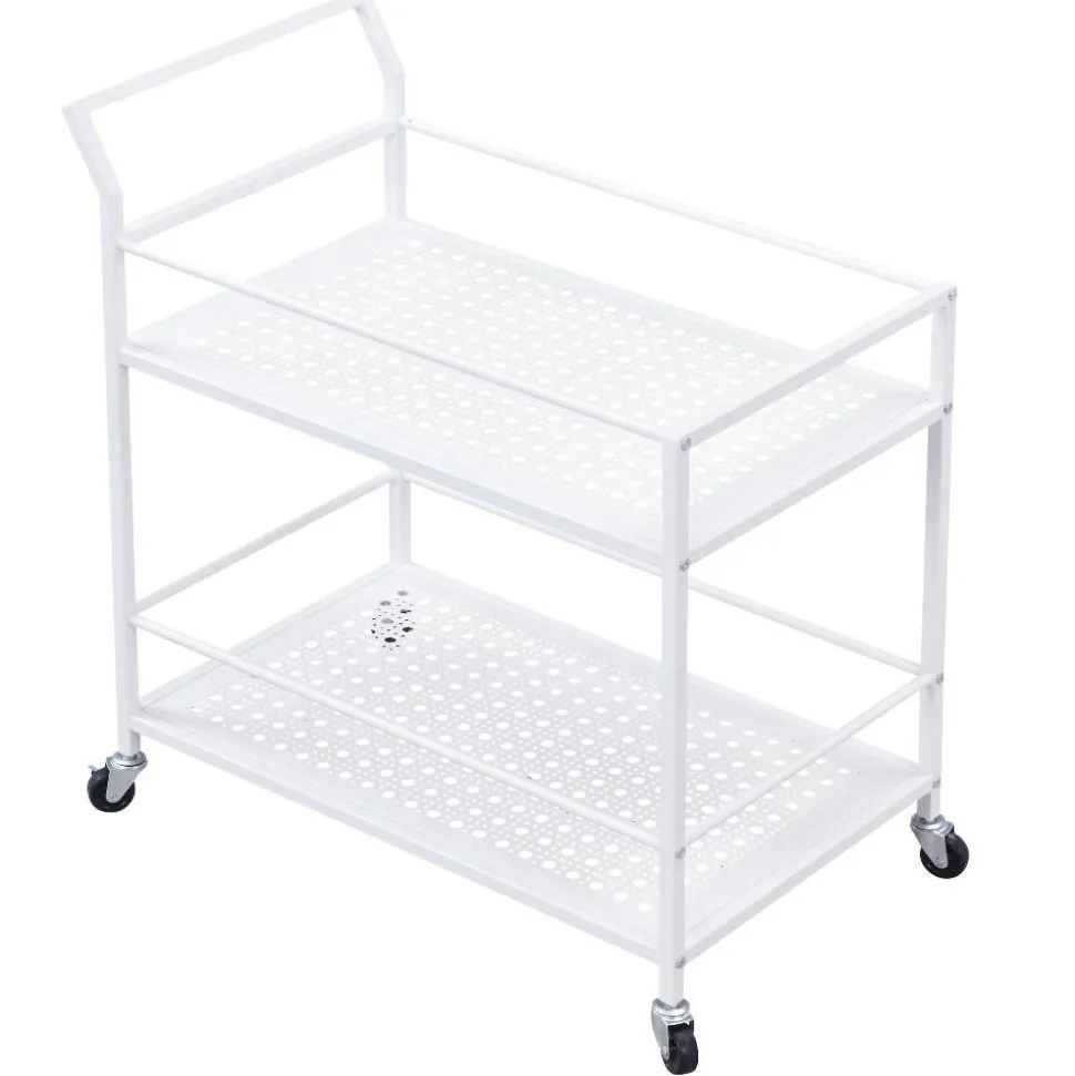 Design-Servierwagen in Weiß - Marian