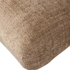 Designsessel in Hellbraun Chenille - Glacita