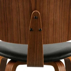 Designstuhl aus Kunstleder & Schichtholz - Riostar