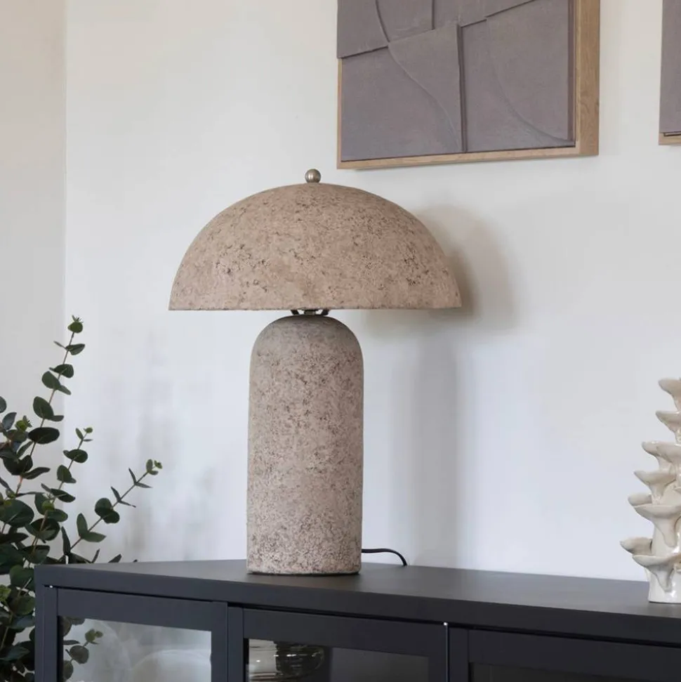 Design-Tischleuchte aus Pappmache - Rivaso