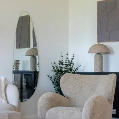 Design-Tischleuchte aus Pappmache - Rivaso