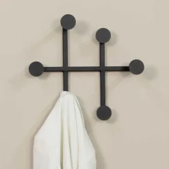 Design-Wandgarderobe aus Stahl - Finalys