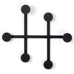 Design-Wandgarderobe aus Stahl - Finalys