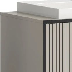 Design-Waschtisch mit Aufsatzwaschbecken - Xena