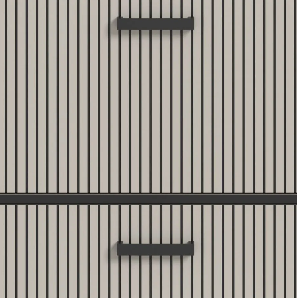 Design-Waschtisch mit Aufsatzwaschbecken - Xena