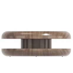 Design-Wohnzimmertisch mit drehbarer Platte - Loisango