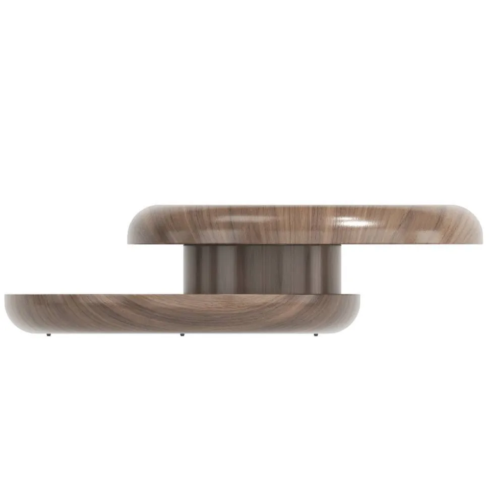 Design-Wohnzimmertisch mit drehbarer Platte - Loisango