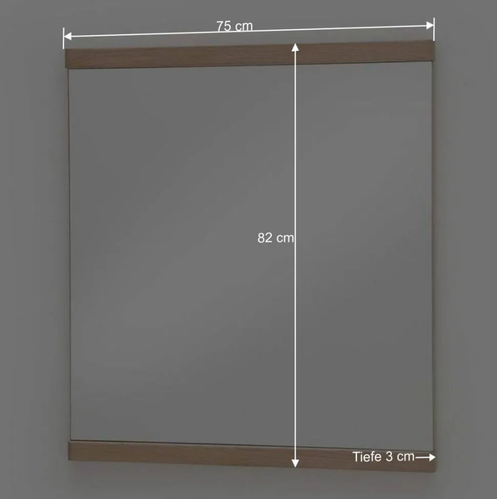 Dielen Einrichtung in Eiche Bianco - Arkadiuz (fünfteilig)