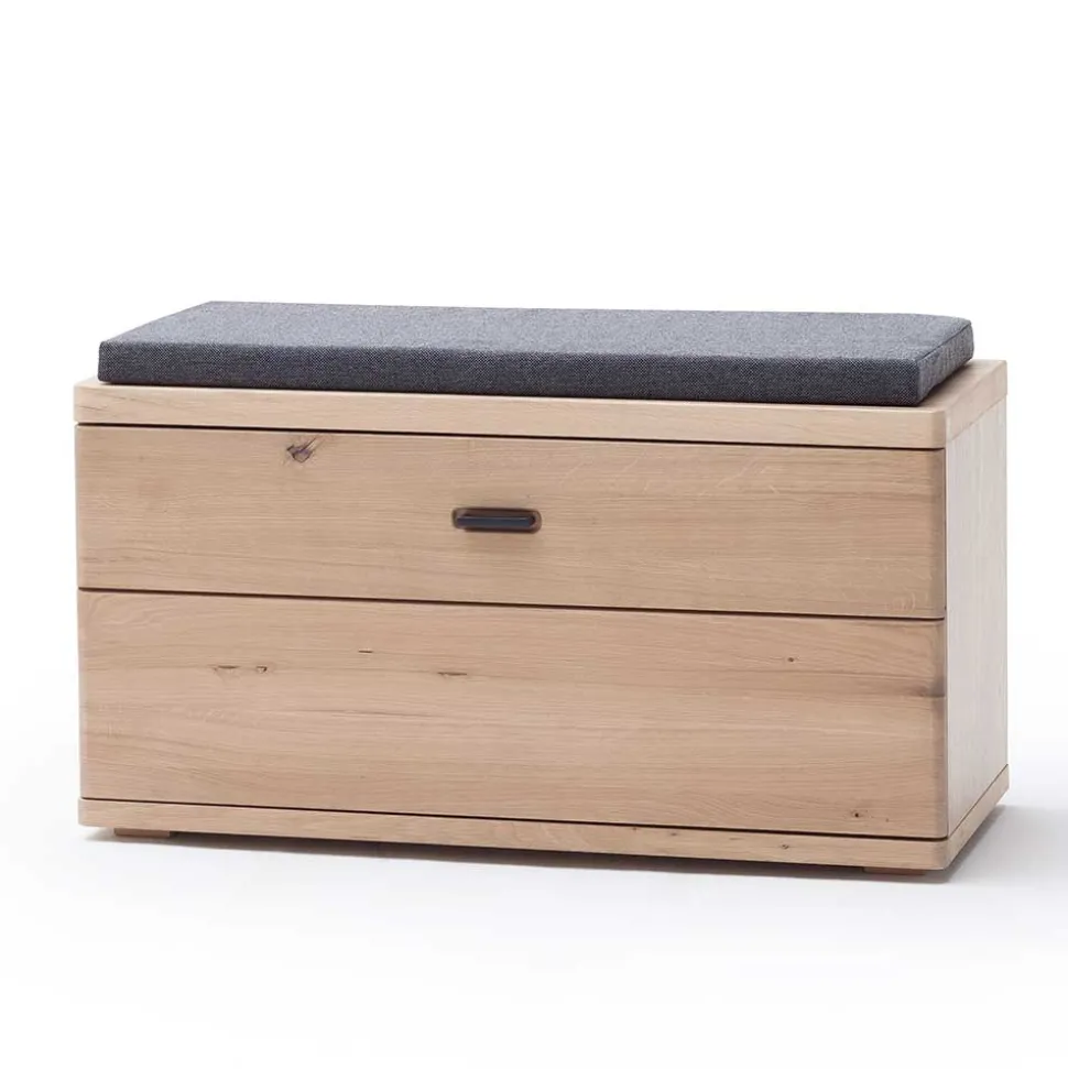 Dielen Einrichtung in Eiche Bianco - Arkadiuz (fünfteilig)