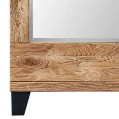 Dielen Garderobenschrank mit Spiegel - Elprisca