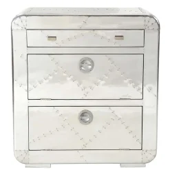 Dielen Möbel aus Aluminium poliert - Pilot (fünfteilig)