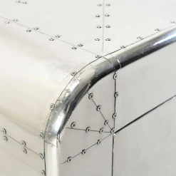 Dielen Möbel aus Aluminium poliert - Pilot (fünfteilig)