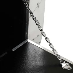 Dielen Möbel aus Aluminium poliert - Pilot (fünfteilig)