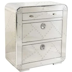 Dielen Möbel aus Aluminium poliert - Pilot (fünfteilig)