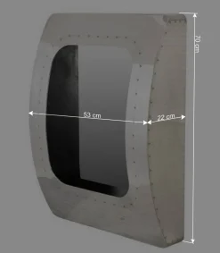 Dielen Möbel aus Aluminium poliert - Pilot (fünfteilig)