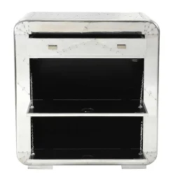 Dielen Möbel aus Aluminium poliert - Pilot (fünfteilig)