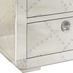 Dielen Möbel aus Aluminium poliert - Pilot (fünfteilig)