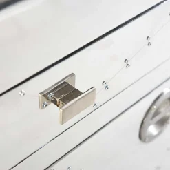 Dielen Möbel aus Aluminium poliert - Pilot (fünfteilig)