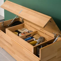 Dielen Set Wislama aus Kernbuche Massivholz (fünfteilig)