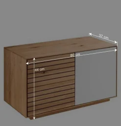 Dielenbank aus Asteiche Massivholz - Zonga