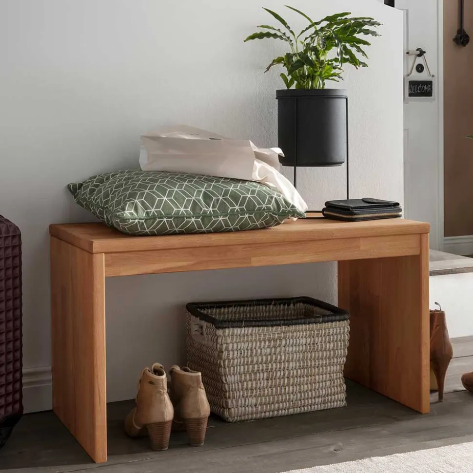 Dielenbank aus Massivholz Buche - Shimousa