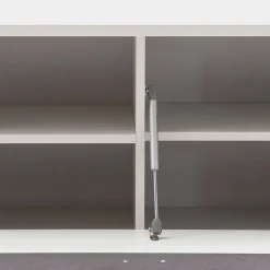 Dielenbank in Lichtgrau mit Wildeiche - Ballina