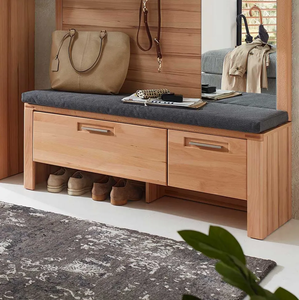 Dielenbank mit Schublade und Klappe - Viktorion