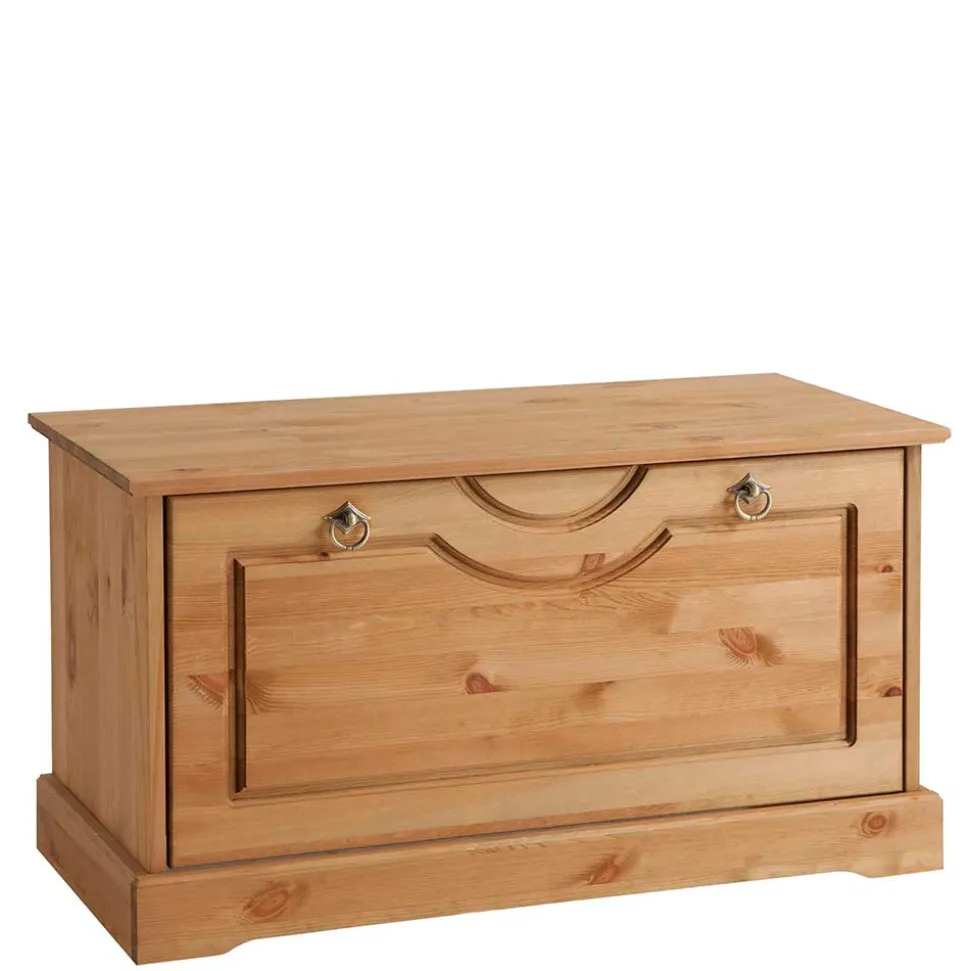 Dielenbank mit Schuhklappe aus Massivholz - Edranov