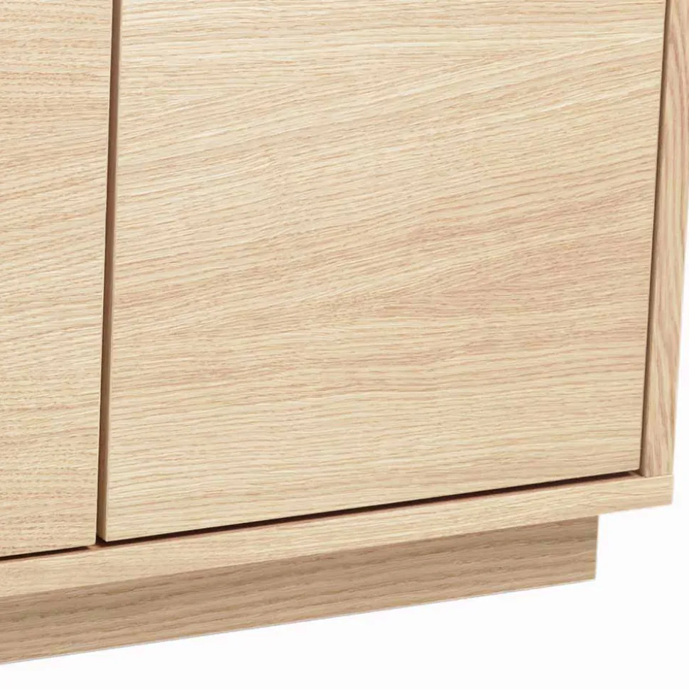 Dielenbank Vaxos mit Eiche Furnier