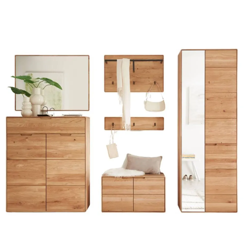 Dieleneinrichtung Möbelset aus Wildeiche - Darcona (sechsteilig)