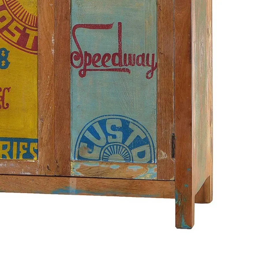 Dielenkleiderschrank Creek in Bunt