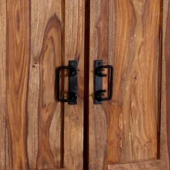 Dielenkleiderschrank Mendoza aus Akazie Massivholz