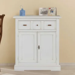 Dielenkommode in Antikweiß - Annot