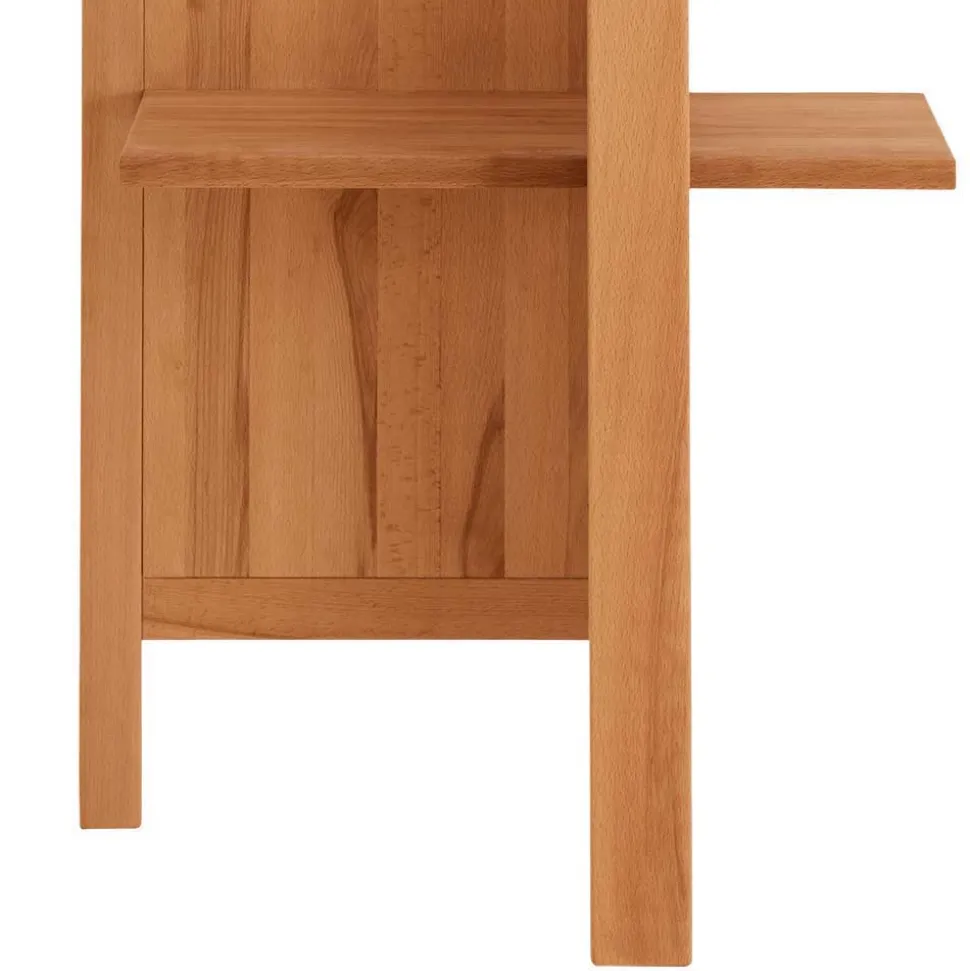 Dielenmöbel aus Kernbuche & Eisen - Dimphi (vierteilig)