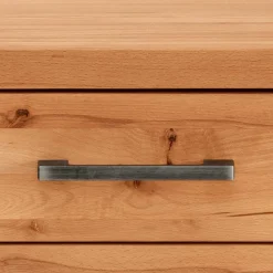 Dielenmöbel aus Kernbuche & Eisen - Dimphi (vierteilig)