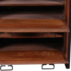 Dielenmöbel im Shabby Chic Set - Ensley (fünfteilig)