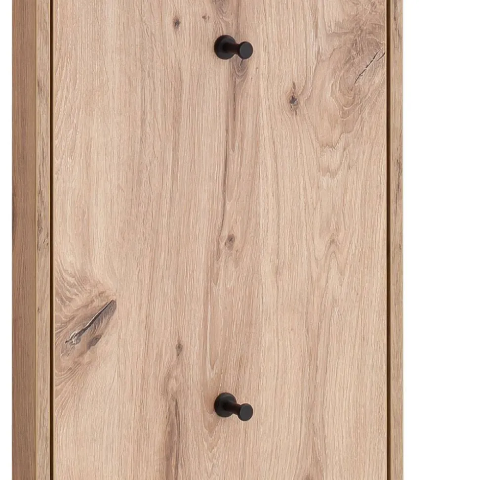 Dielenmöbel Kombination in Wildeiche - Vapposia (vierteilig)