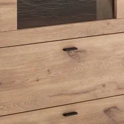 Dielenmöbel Kombination in Wildeiche - Vapposia (vierteilig)