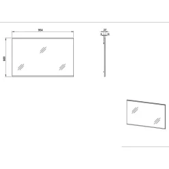 Dielenmöbel Set in Dekor Wildeiche - Orsecca (vierteilig)