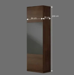 Dielenschrank Coestra aus Kernbuche Massivholz