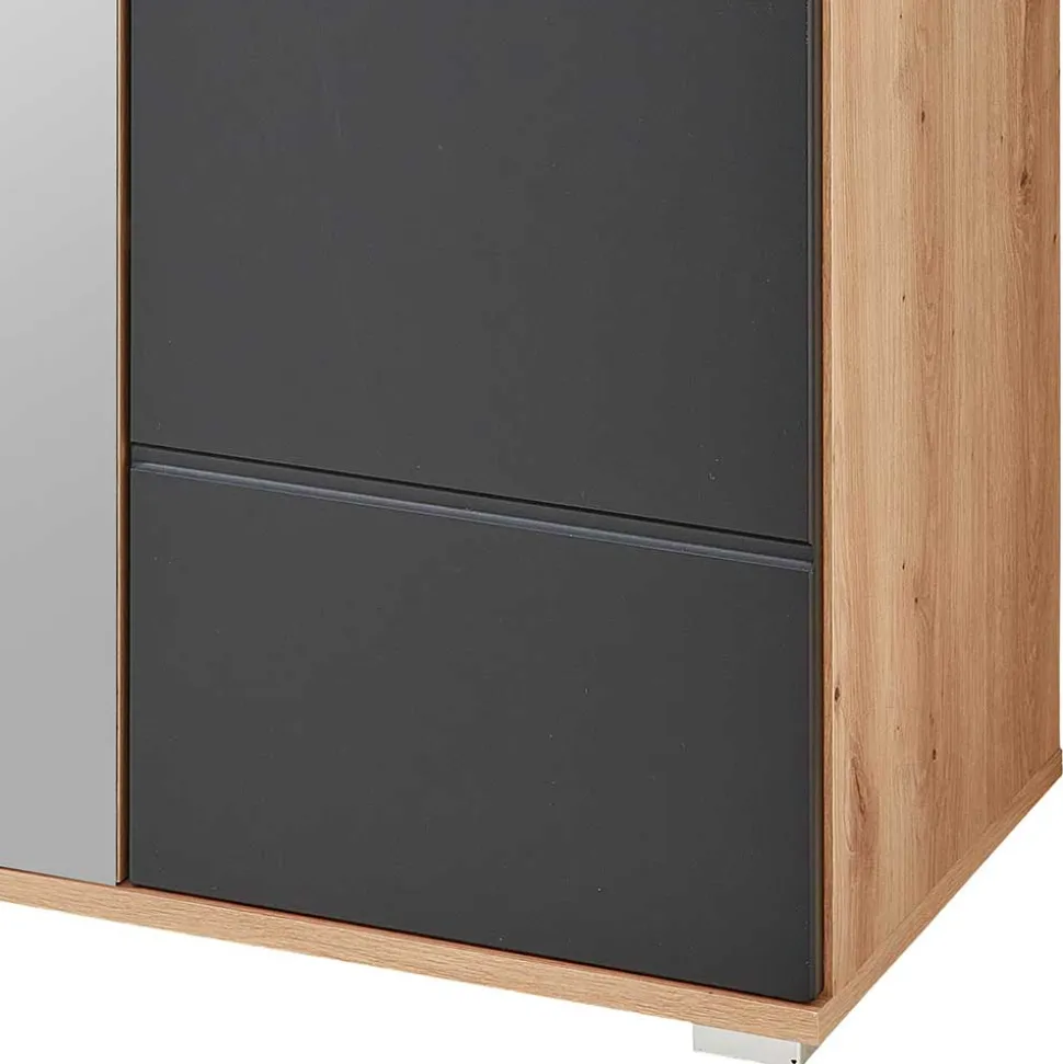 Dielenschrank mit Spiegel - 65x195x38 - Zelio