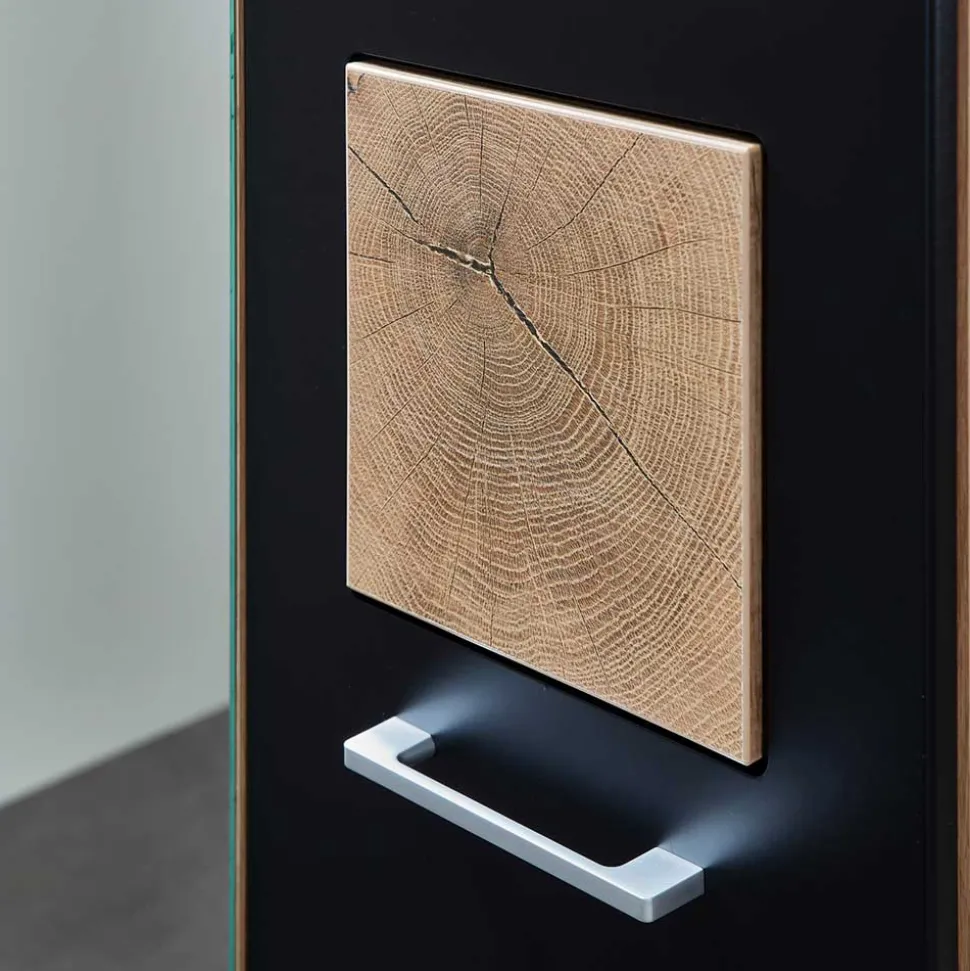 Dielenschrank mit Spiegel - 65x195x38 - Zelio