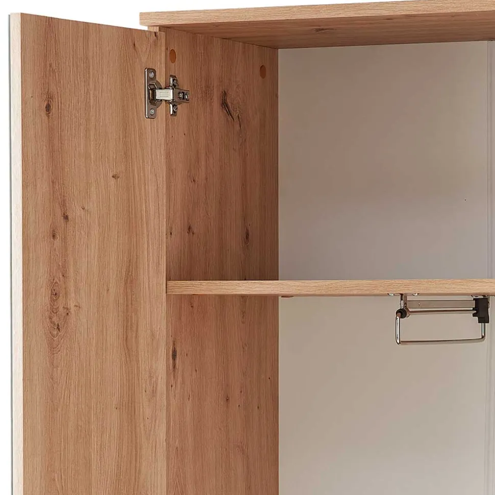 Dielenschrank mit Spiegel - 65x195x38 - Zelio